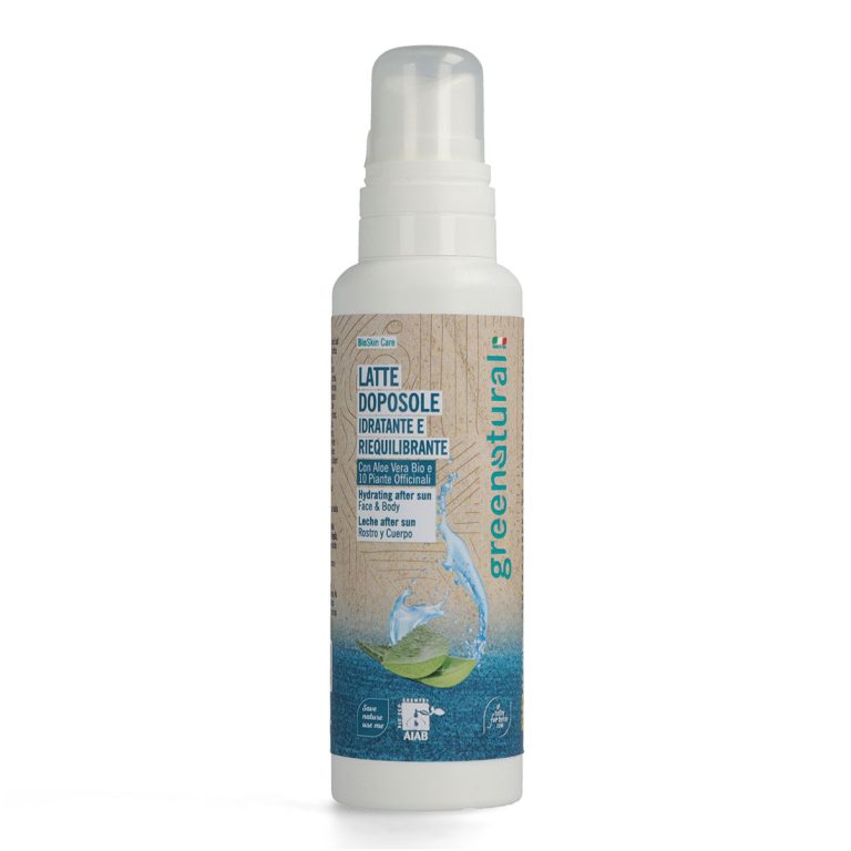 Latte doposole idratante certificato AIAB