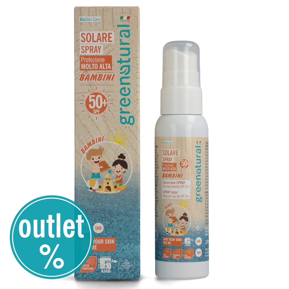 Very Hight Sunscreen Spray SPF 50+ for Children