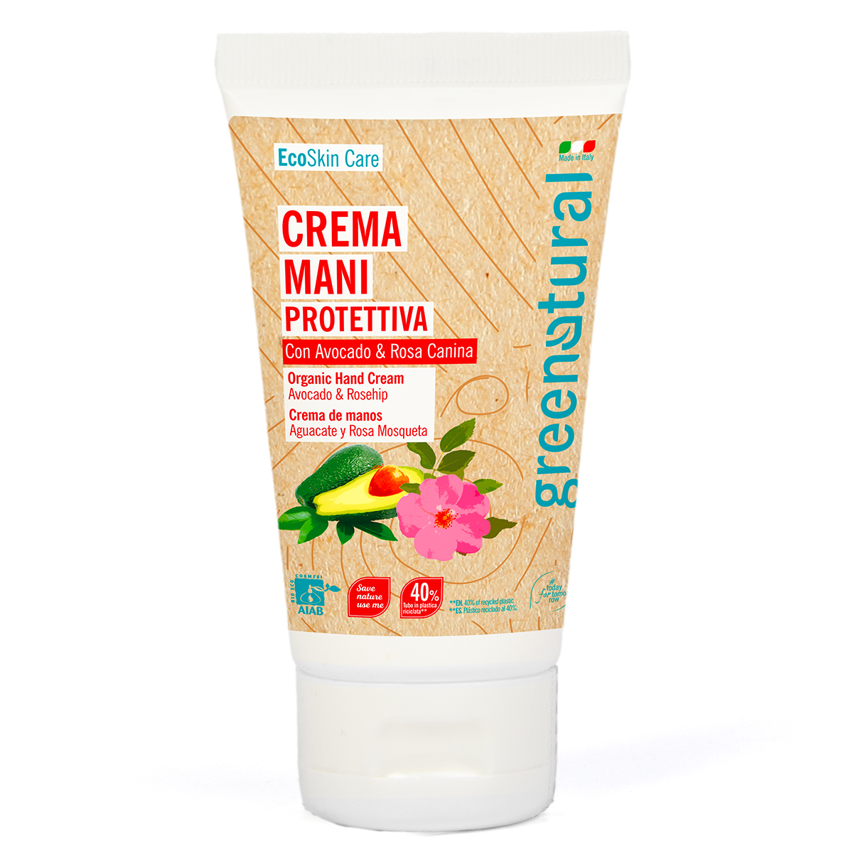 Crema mani protettiva certificata AIAB