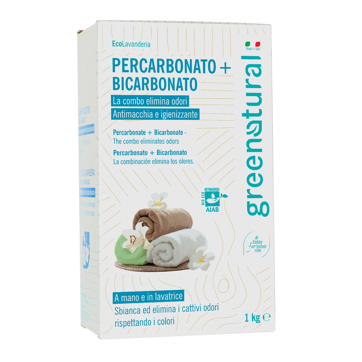 Sodium Percarbonate and Baking Soda: the perfect combination to eliminate odors.